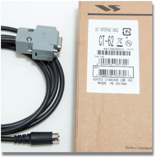 Yaesu CT-62 CAT Cable FT-100 FT-817 FT-897 FT-857



Interface: USB to 8 pin
Cable is approximately 39 inch /100cm in length. Build a connection to transfer the information between the radio and computer synchronously.     Compatible Models: Yaesu FT-100 / FT-817 / FT-857 / FT-897 / FT-100D / FT-817ND / FT-857D / FT-897D
